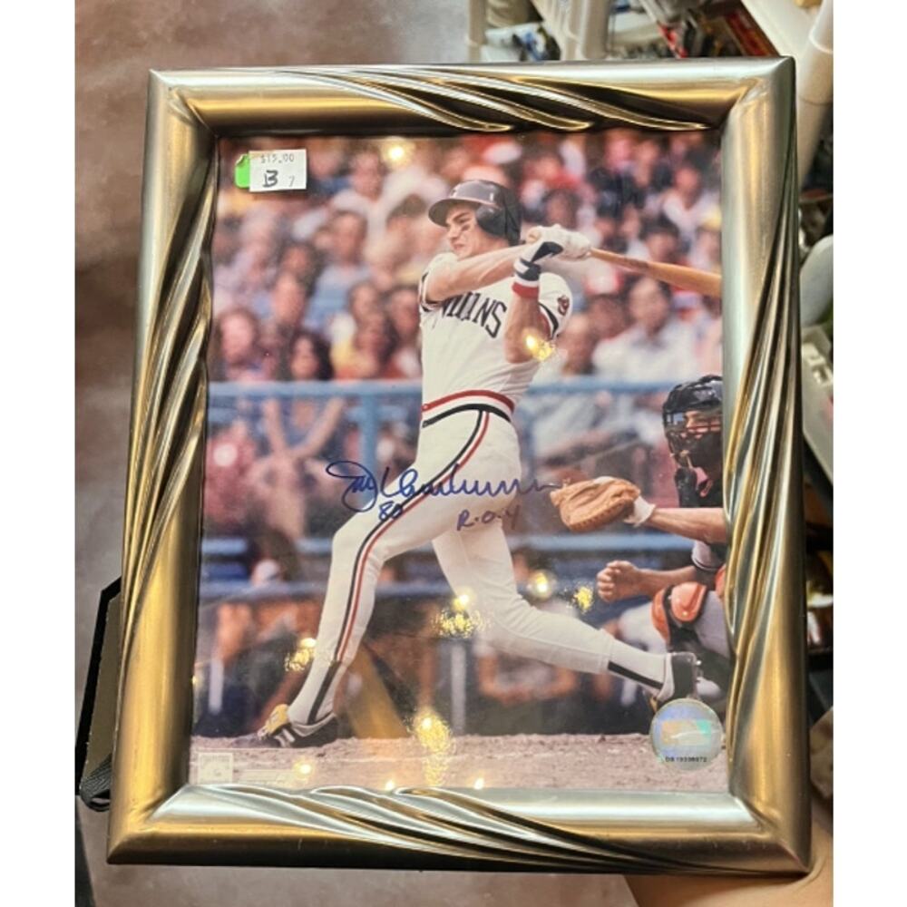 Dale Murphy Atlanta Braves Signed Autographed ROY Baseball Photo Framed